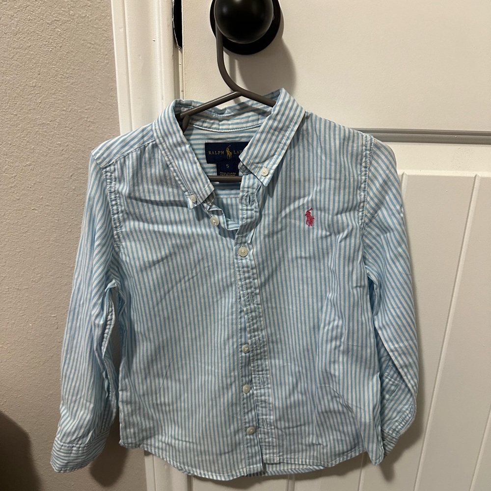 Little Girls Ralph Lauren button down shirt
